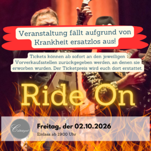 RIDE ON - Flensburger Powerrock vom Feinsten