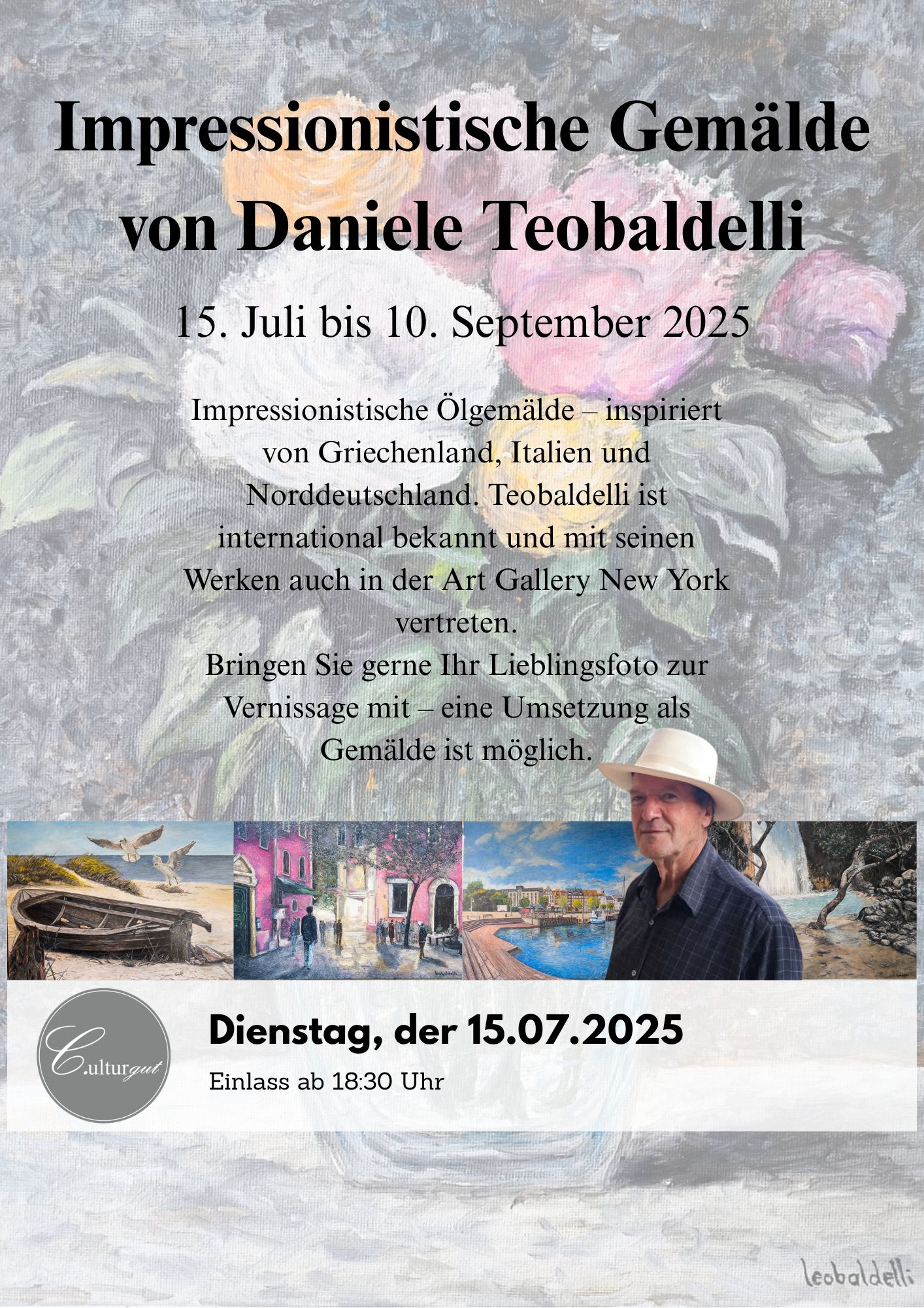 Impressionistische Gemälde von Daniele Teobaldelli - 1